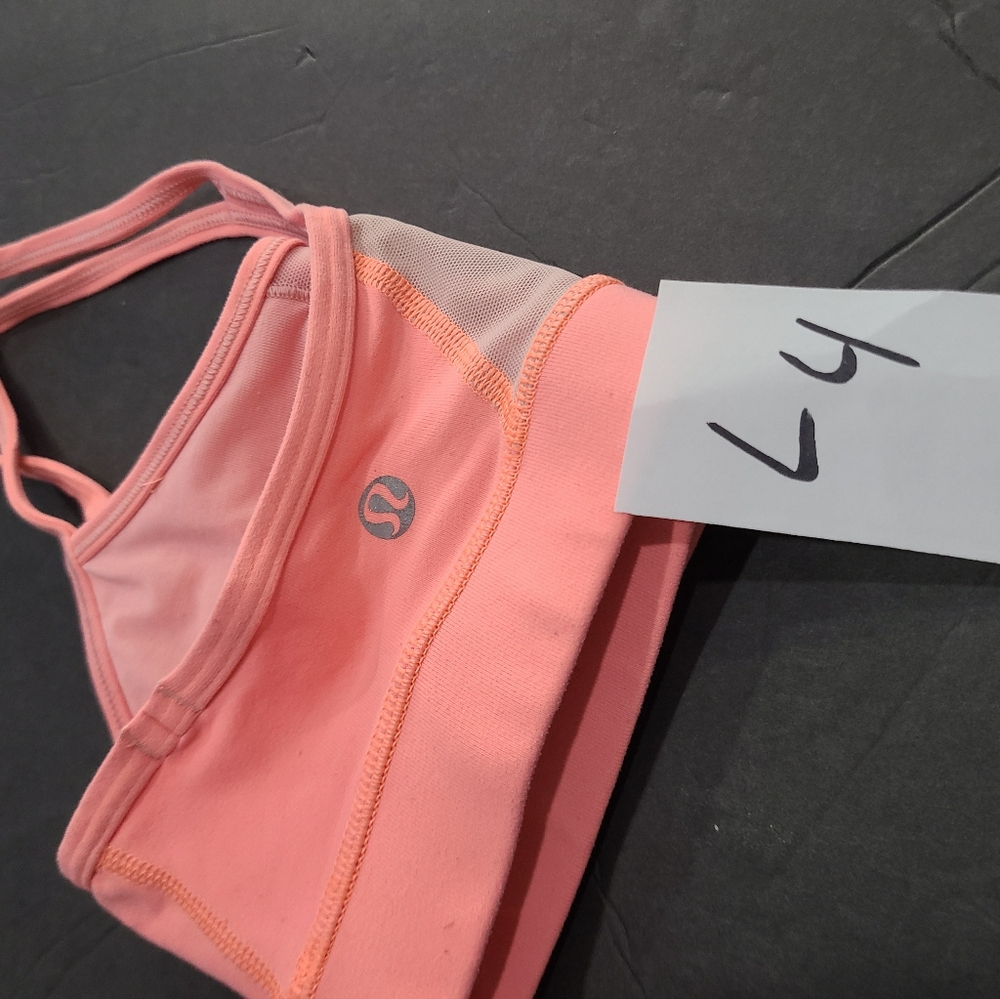 Lululemon Athletica Women's Peach Sports Bra Sz.6 - Picture 5 of 5